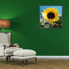 Load image into Gallery viewer, Sunflower 40x40cm(canvas) full round drill diamond painting
