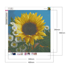 Load image into Gallery viewer, Sunflower 40x40cm(canvas) full round drill diamond painting
