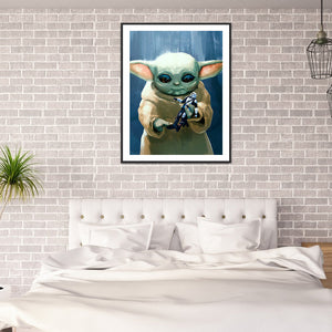 Yoda 30x40cm(canvas) full square drill diamond painting