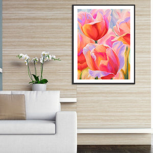 Tulip 30x40cm(canvas) full square drill diamond painting