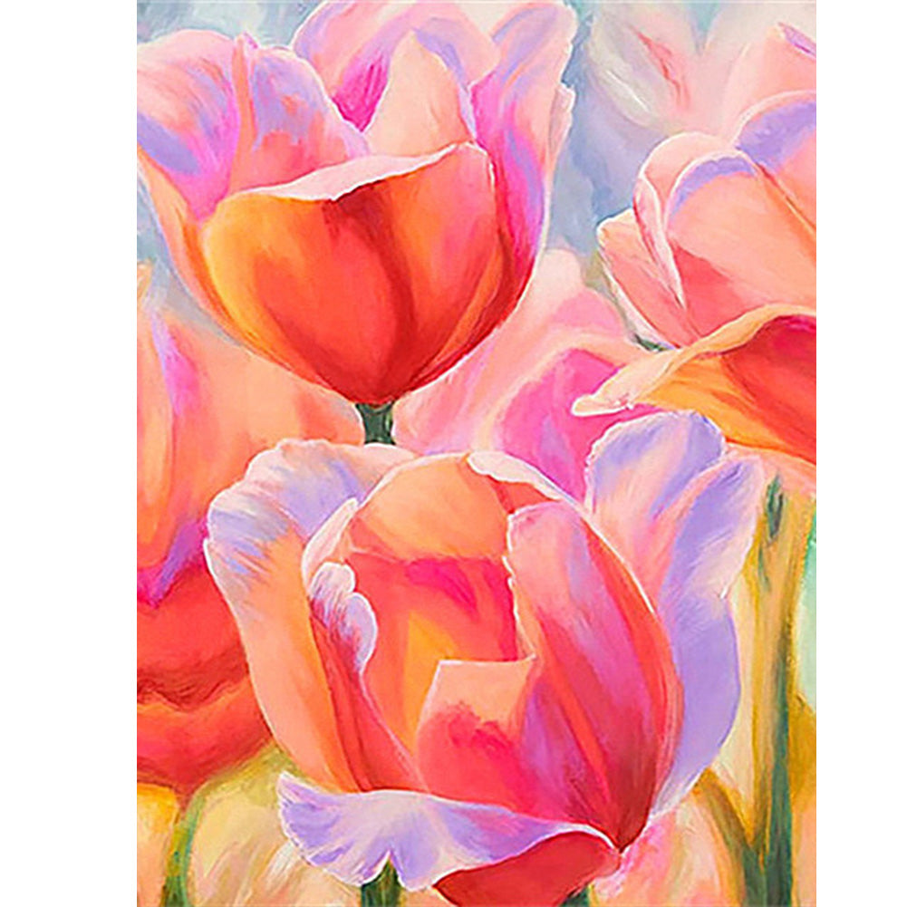 Tulip 30x40cm(canvas) full square drill diamond painting