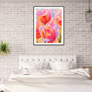 Tulip 30x40cm(canvas) full square drill diamond painting