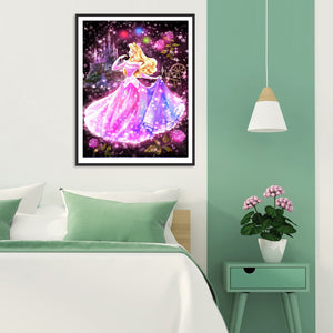 Disney Princess 50x60cm(canvas) full round drill diamond painting