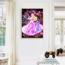 Load image into Gallery viewer, Disney Princess 40x50cm(canvas) full round drill diamond painting
