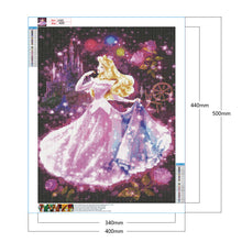 Load image into Gallery viewer, Disney Princess 40x50cm(canvas) full round drill diamond painting
