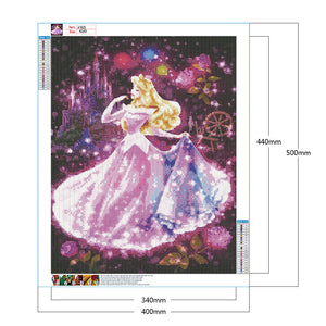 Disney Princess 40x50cm(canvas) full round drill diamond painting