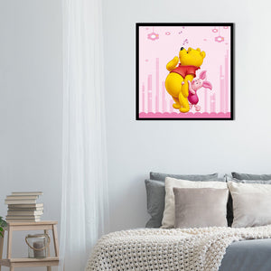 Winnie The Pooh 30x30cm(canvas) full round drill diamond painting