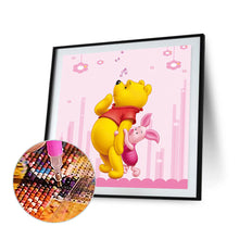 Load image into Gallery viewer, Winnie The Pooh 30x30cm(canvas) full round drill diamond painting
