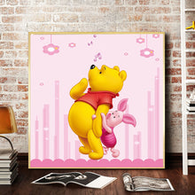 Load image into Gallery viewer, Winnie The Pooh 30x30cm(canvas) full round drill diamond painting
