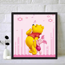 Load image into Gallery viewer, Winnie The Pooh 30x30cm(canvas) full round drill diamond painting
