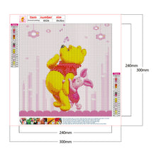 Load image into Gallery viewer, Winnie The Pooh 30x30cm(canvas) full round drill diamond painting
