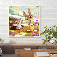 Load image into Gallery viewer, Rabbit 30x30cm(canvas) full square drill diamond painting
