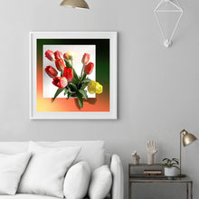 Load image into Gallery viewer, Tulip Bouquet 40x40cm(canvas) full round drill diamond painting
