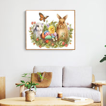 Load image into Gallery viewer, Easter Bunny 40x30cm(canvas) full round drill diamond painting
