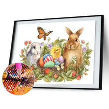 Load image into Gallery viewer, Easter Bunny 40x30cm(canvas) full round drill diamond painting
