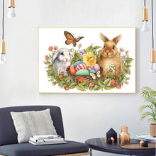 Load image into Gallery viewer, Easter Bunny 40x30cm(canvas) full round drill diamond painting
