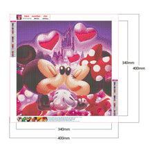 Load image into Gallery viewer, Mickey Mouse 40x40cm(canvas) full round drill diamond painting
