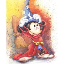 Load image into Gallery viewer, Mickey Mouse 40x50cm(canvas) full round drill diamond painting
