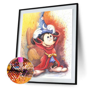 Mickey Mouse 40x50cm(canvas) full round drill diamond painting