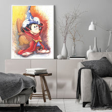 Load image into Gallery viewer, Mickey Mouse 40x50cm(canvas) full round drill diamond painting
