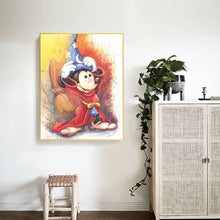 Load image into Gallery viewer, Mickey Mouse 40x50cm(canvas) full round drill diamond painting
