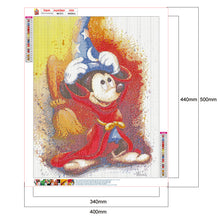 Load image into Gallery viewer, Mickey Mouse 40x50cm(canvas) full round drill diamond painting
