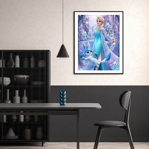 Cartoon Girl 30x40cm(canvas) full square drill diamond painting