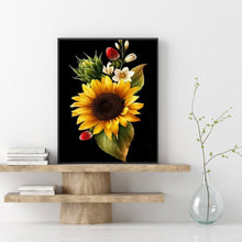 Load image into Gallery viewer, Sunflower 30x40cm(canvas) full square drill diamond painting
