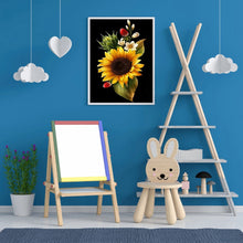 Load image into Gallery viewer, Sunflower 30x40cm(canvas) full square drill diamond painting
