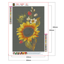 Load image into Gallery viewer, Sunflower 30x40cm(canvas) full square drill diamond painting
