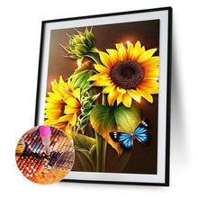 Load image into Gallery viewer, Sunflower Bouquet 30x40cm(canvas) full round drill diamond painting
