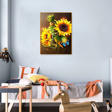 Load image into Gallery viewer, Sunflower Bouquet 30x40cm(canvas) full round drill diamond painting
