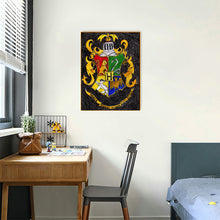 Load image into Gallery viewer, Harry Potter Badge 30x40cm(canvas) full round drill diamond painting
