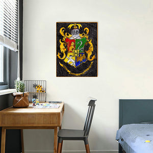 Harry Potter Badge 30x40cm(canvas) full round drill diamond painting