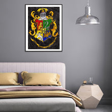 Load image into Gallery viewer, Harry Potter Badge 30x40cm(canvas) full round drill diamond painting
