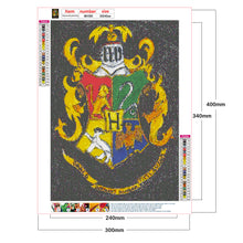 Load image into Gallery viewer, Harry Potter Badge 30x40cm(canvas) full round drill diamond painting
