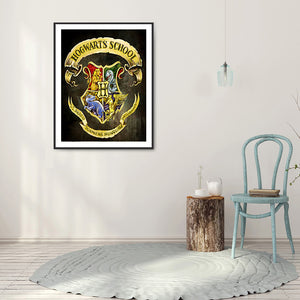 Harry Potter Badge 30x40cm(canvas) full round drill diamond painting