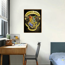 Load image into Gallery viewer, Harry Potter Badge 30x40cm(canvas) full round drill diamond painting
