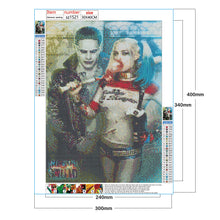 Load image into Gallery viewer, Harley Quinn 30x40cm(canvas) full round drill diamond painting
