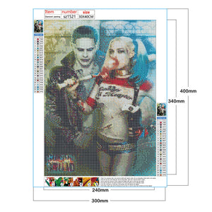 Harley Quinn 30x40cm(canvas) full round drill diamond painting