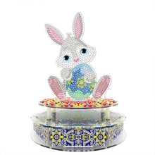 Load image into Gallery viewer, Bunny 18 Tones Mechanical DIY Diamond Painting Music Box LED Kits (YYH07)
