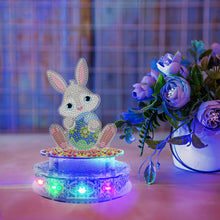 Load image into Gallery viewer, Bunny 18 Tones Mechanical DIY Diamond Painting Music Box LED Kits (YYH07)
