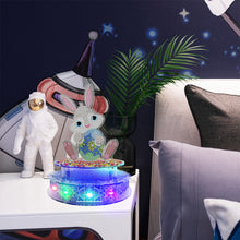 Load image into Gallery viewer, Bunny 18 Tones Mechanical DIY Diamond Painting Music Box LED Kits (YYH07)
