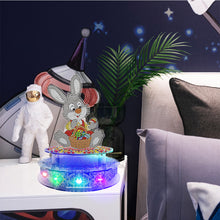 Load image into Gallery viewer, Bunny 18 Tones Mechanical DIY Diamond Painting Music Box LED Kits (YYH08)
