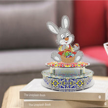 Load image into Gallery viewer, Bunny 18 Tones Mechanical DIY Diamond Painting Music Box LED Kits (YYH08)
