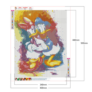 Donald Duck 40x50cm(canvas) full square drill diamond painting