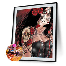 Load image into Gallery viewer, Skeleton Lady 30x40cm(canvas) full round drill diamond painting
