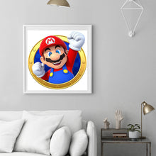 Load image into Gallery viewer, Super Mario 30x30cm(canvas) full round drill diamond painting
