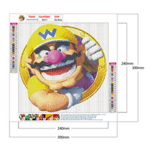 Load image into Gallery viewer, Super Mario 30x30cm(canvas) full round drill diamond painting
