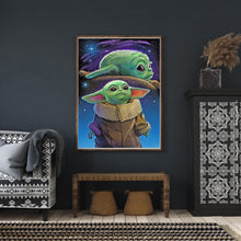 Load image into Gallery viewer, Yoda 50x60cm(canvas) full round drill diamond painting
